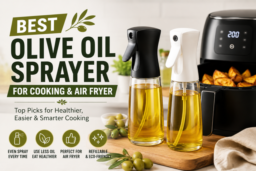 Best Olive Oil Sprayer for Cooking & Air Fryer